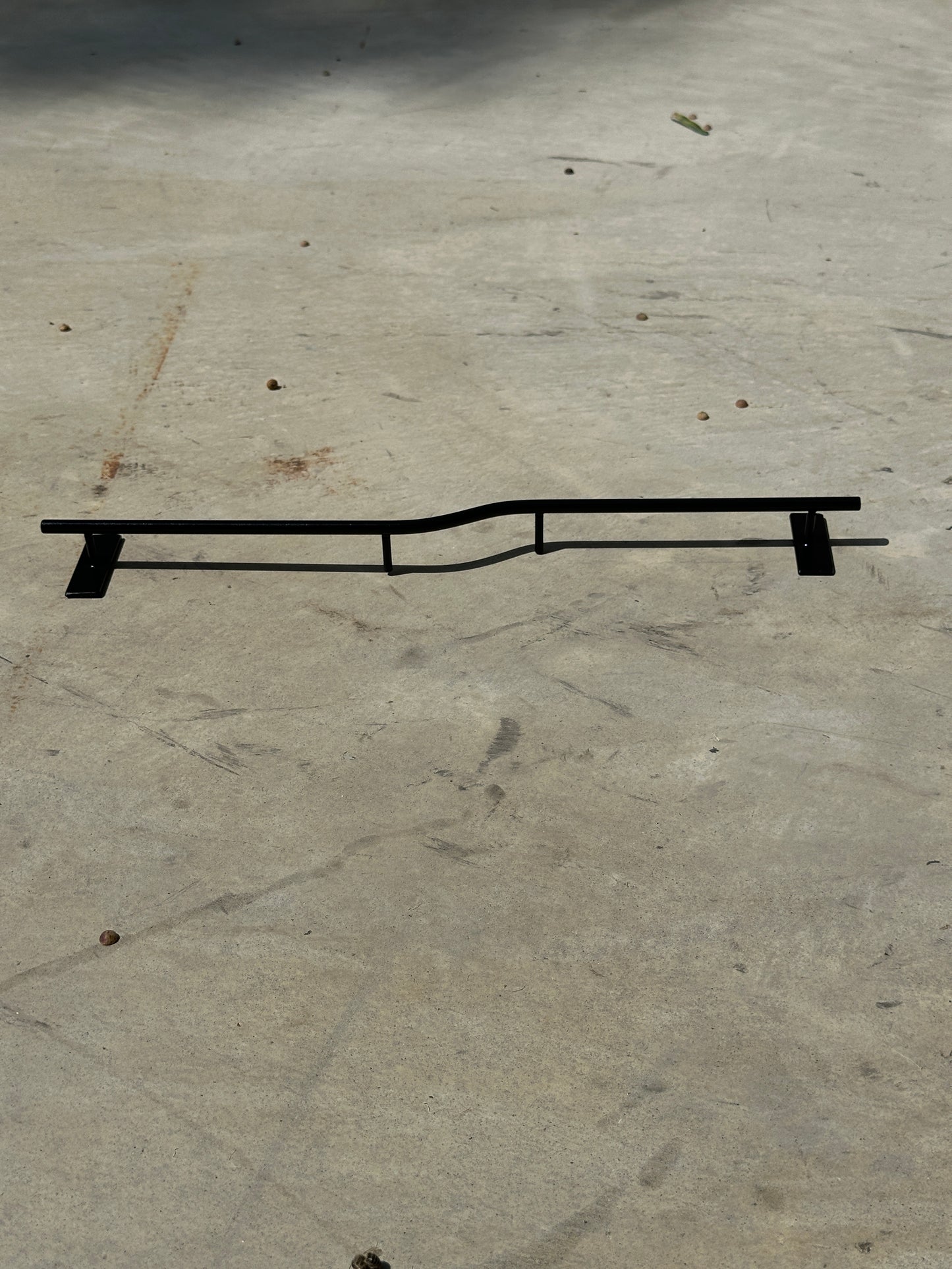Extra long solid steel "S" rail